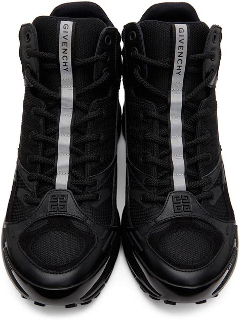 givenchy high top sneakers black|givenchy giv 1 sneakers.